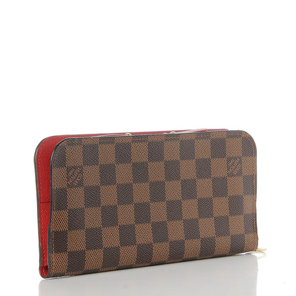 Louis Vuitton Damier Ebene Insolite Wallet Red 3 of 8