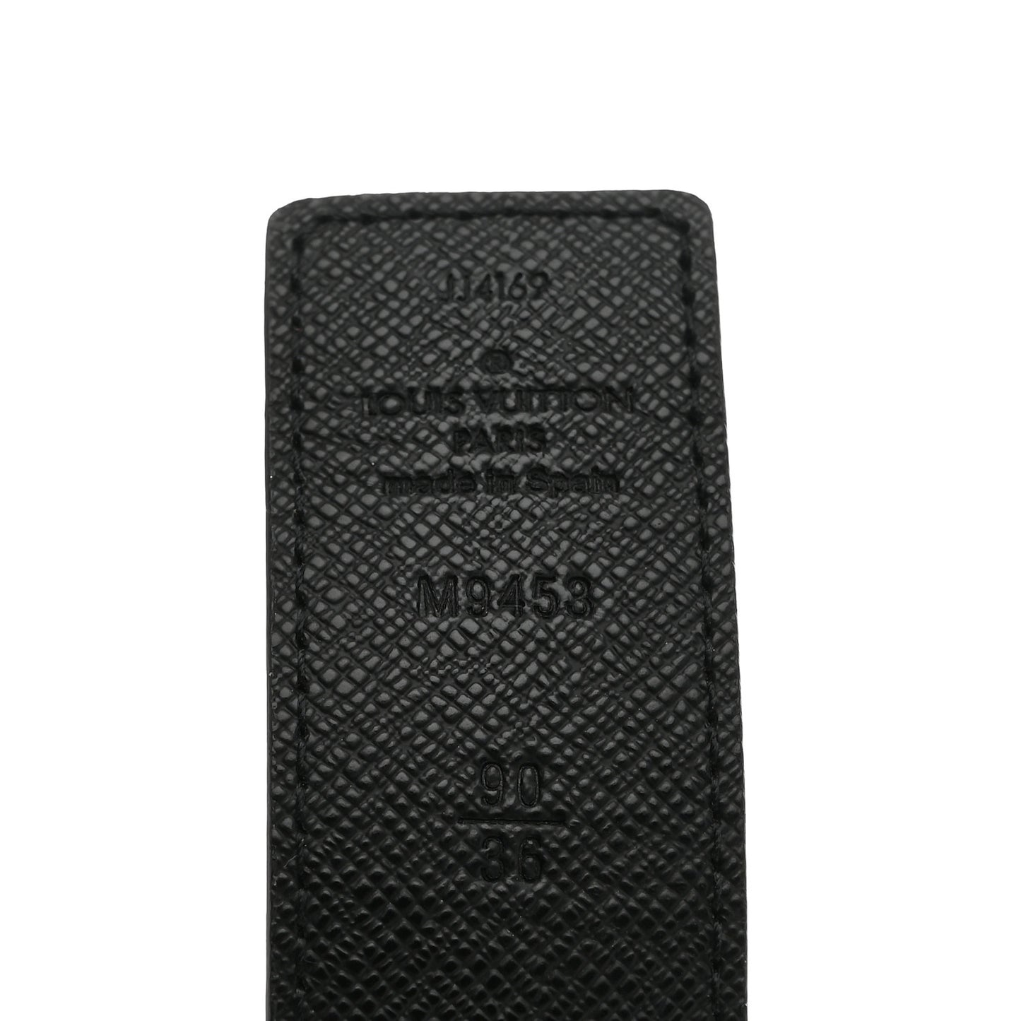 Calfskin Monogram 30mm LV Initiales Reversible Belt 90 36 Black