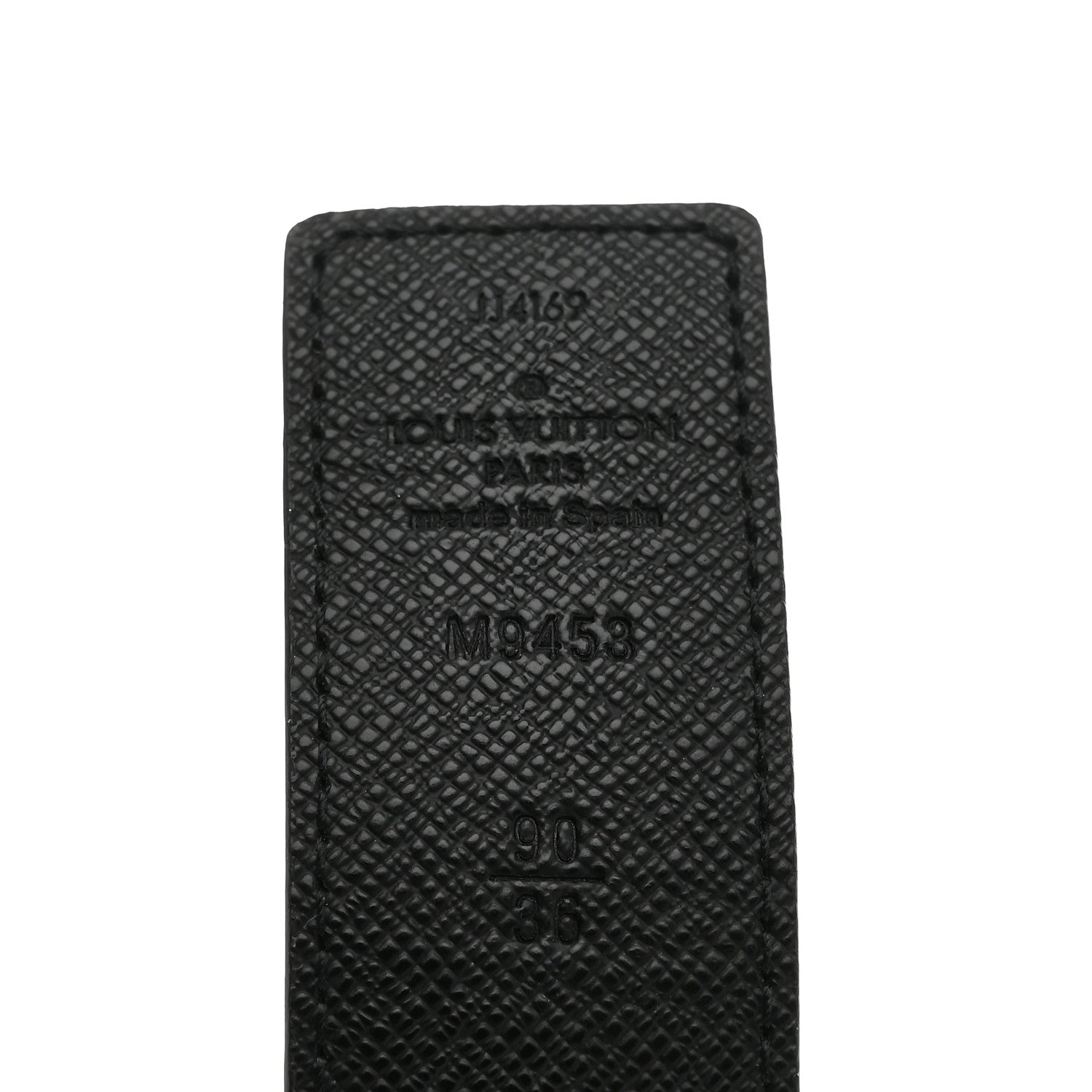 Louis Vuitton Calfskin Monogram 30mm LV Initiales Reversible Belt 90 36 Black 7 of 8