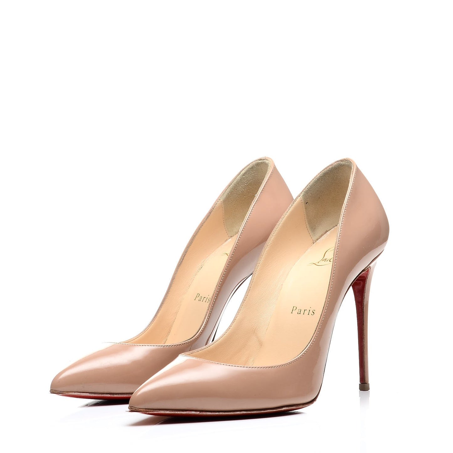 Patent Pigalle Follies 100 Pumps 36.5 Nude