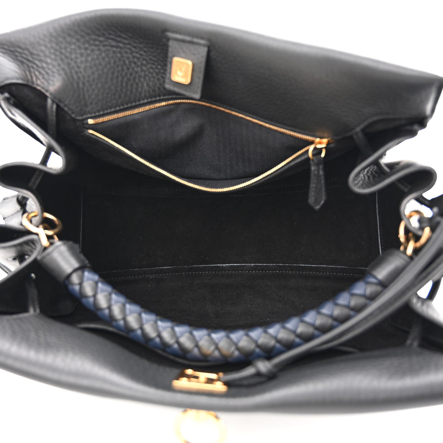 Mulberry Heavy Grain Iris Tote Black 5 of 21