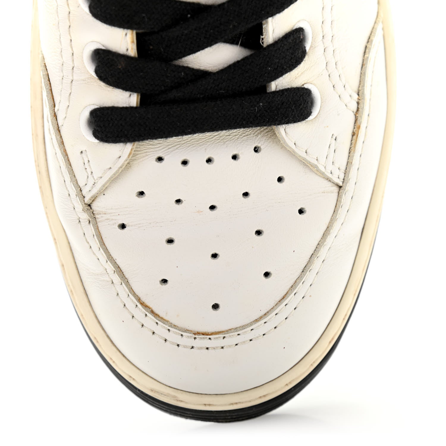 Chanel Calfskin Womens Logo Sneakers 39.5 White Black 8 of 8