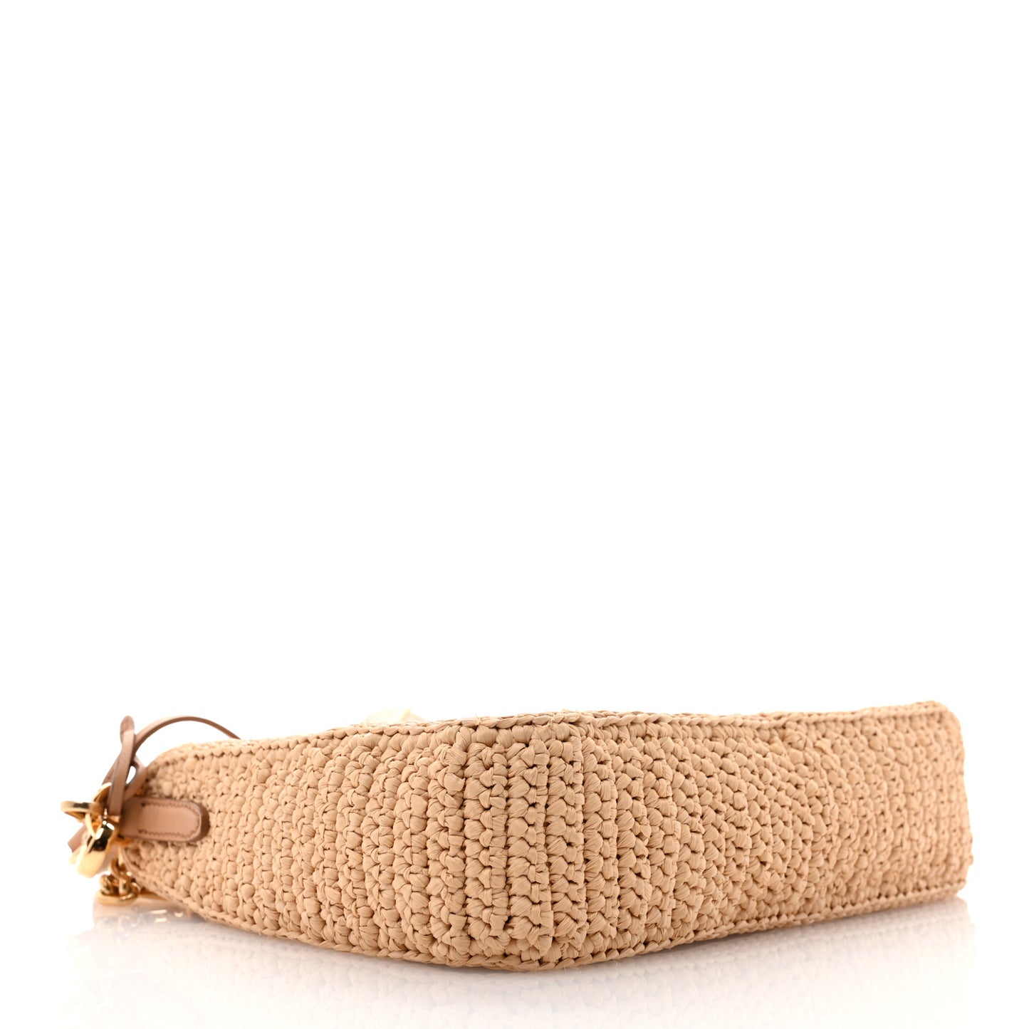 Yarn Raffia Effect Crochet Re-Edition 2005 Shoulder Bag Naturale