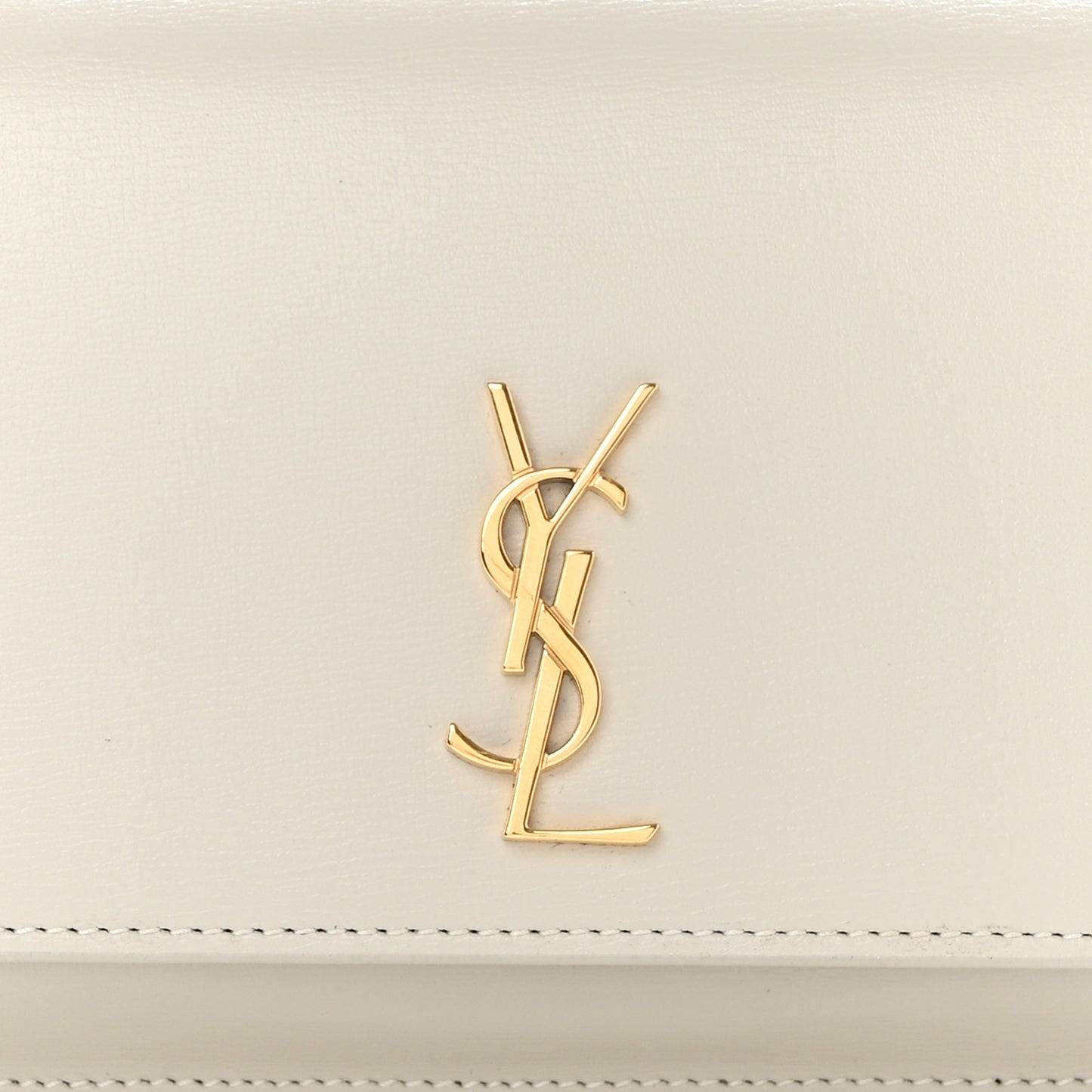 Smooth Calfskin Monogram Phone Holder Crossbody Crema Soft