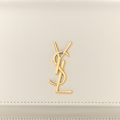 Saint Laurent Smooth Calfskin Monogram Phone Holder Crossbody Crema Soft 8 of 11