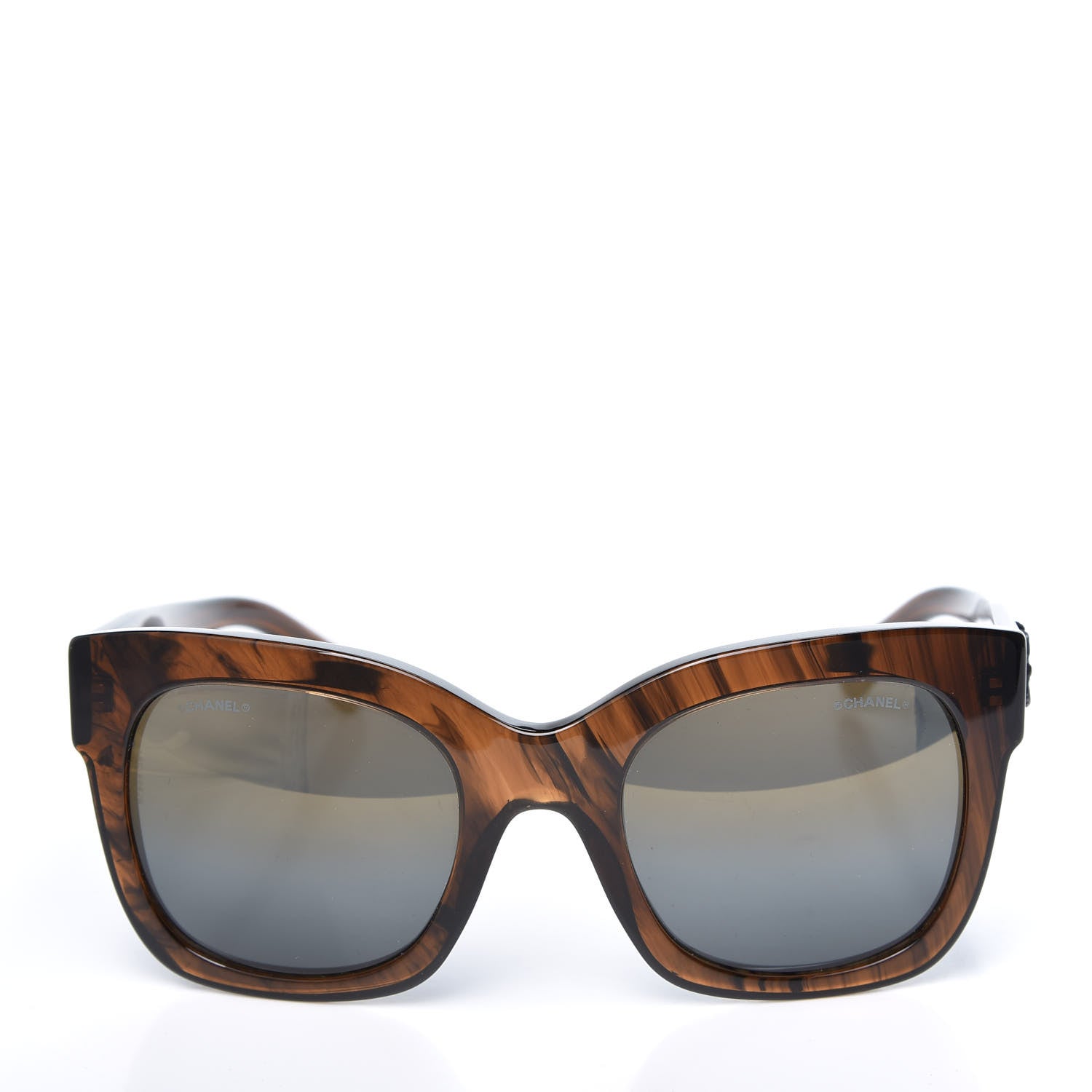 Chanel Mirror CC Sunglasses 5357 Brown 2 of 9