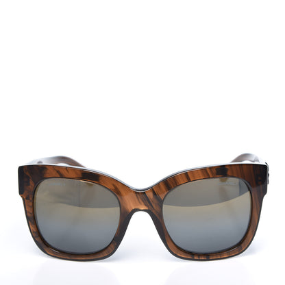 Chanel Mirror CC Sunglasses 5357 Brown 2 of 9