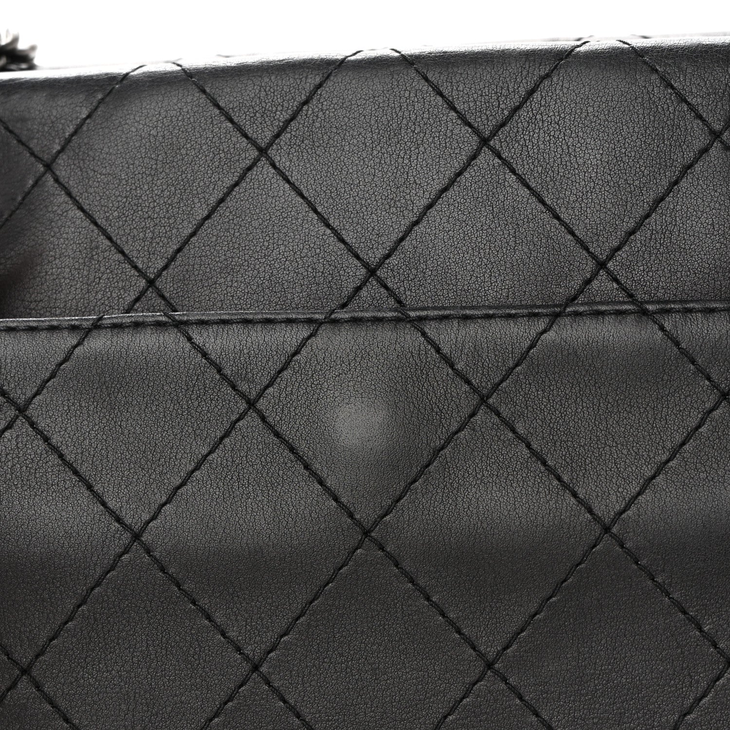 Chanel Calfskin Stitched Paris In Rome Shoulder Bag Black 13 of 13