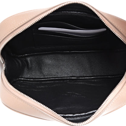 Saint Laurent Grain De Poudre Matelasse Monogram Mini Lou Camera Bag Gold Sand 4 of 9