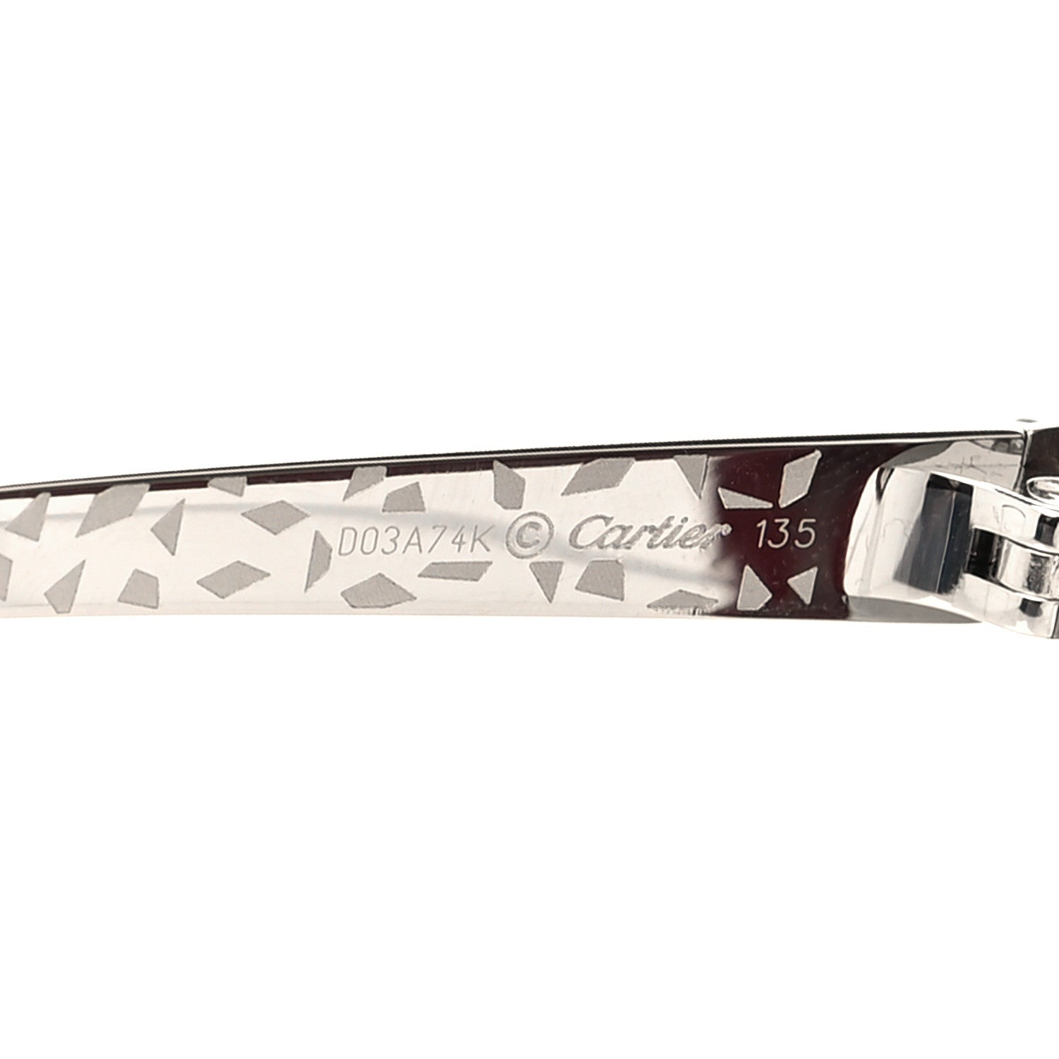 Cartier Panthere Wild De Cartier Sunglasses Burgundy 7 of 9