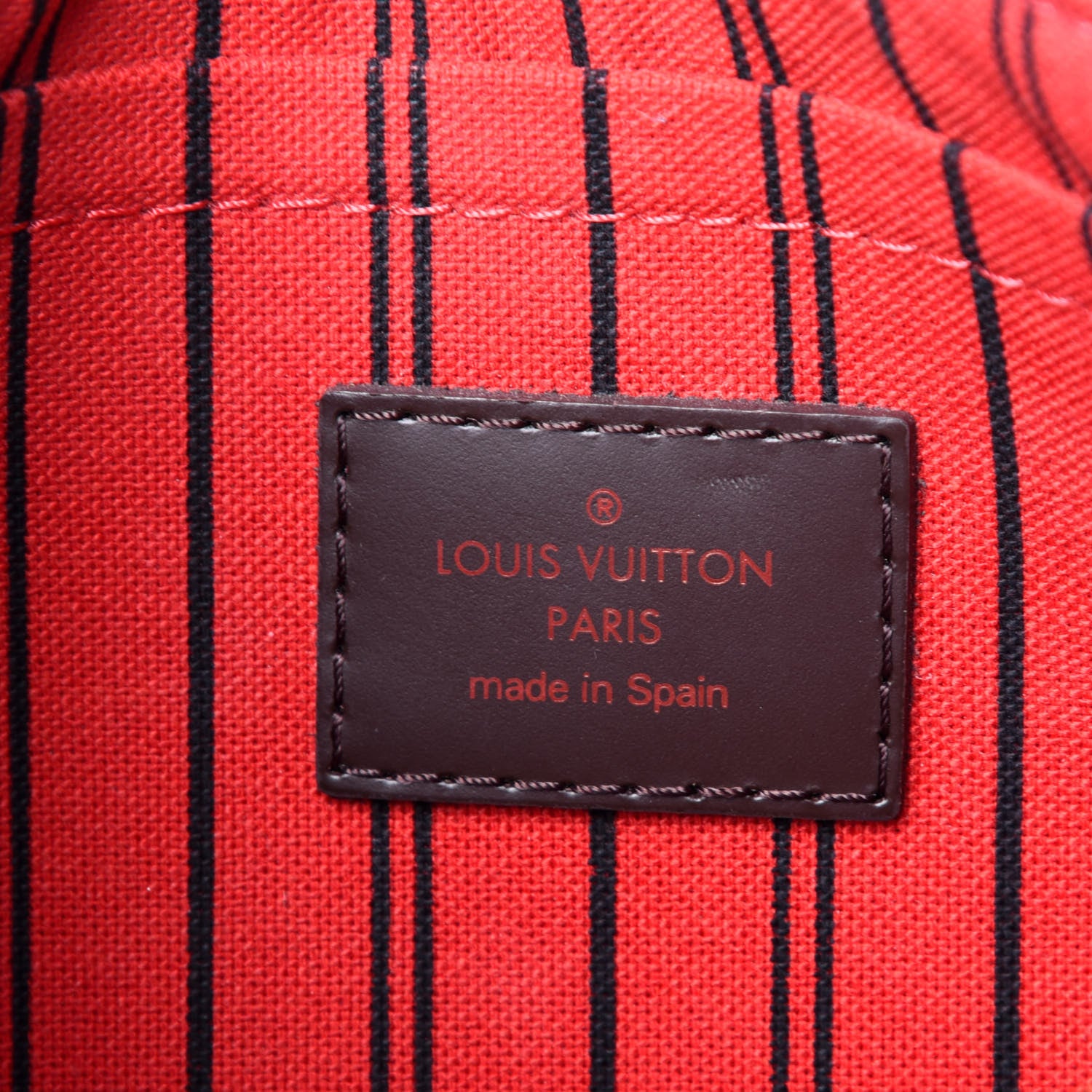 Louis Vuitton Damier Ebene Neverfull MM GM Pochette 6 of 11