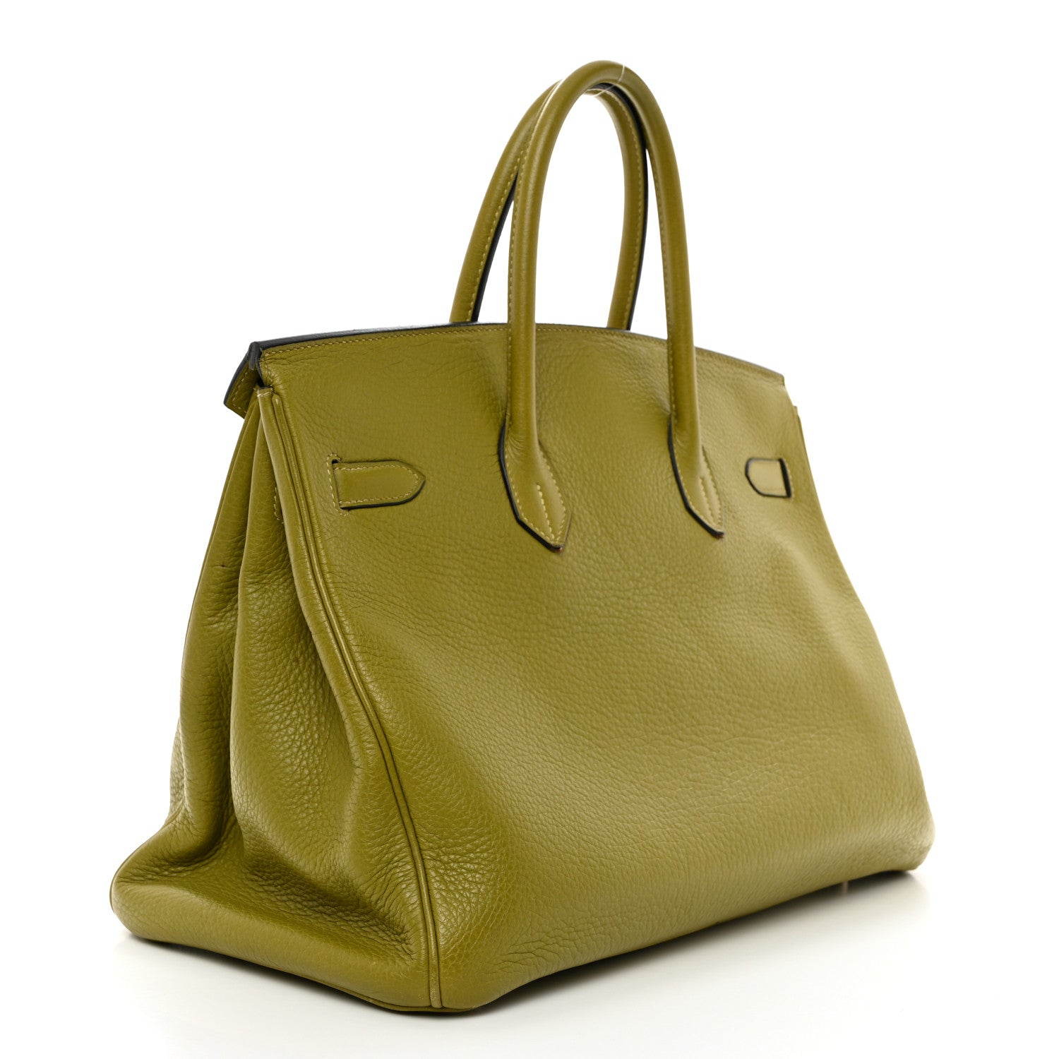 Hermes Taurillon Clemence BIRKIN 35 Vert Chartreuse 3 of 24
