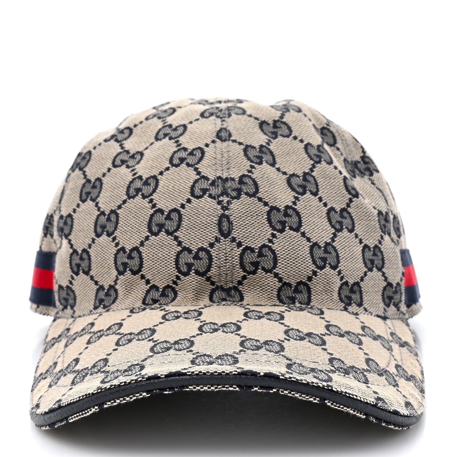 Gucci Monogram Web Baseball Hat L Beige Blue 3 of 11