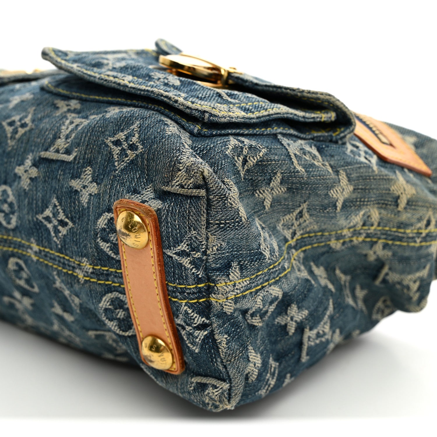 Louis Vuitton Monogram Denim Baggy PM Blue 9 of 9