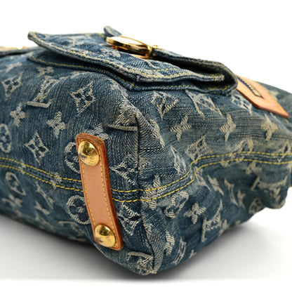 Louis Vuitton Monogram Denim Baggy PM Blue 9 of 9