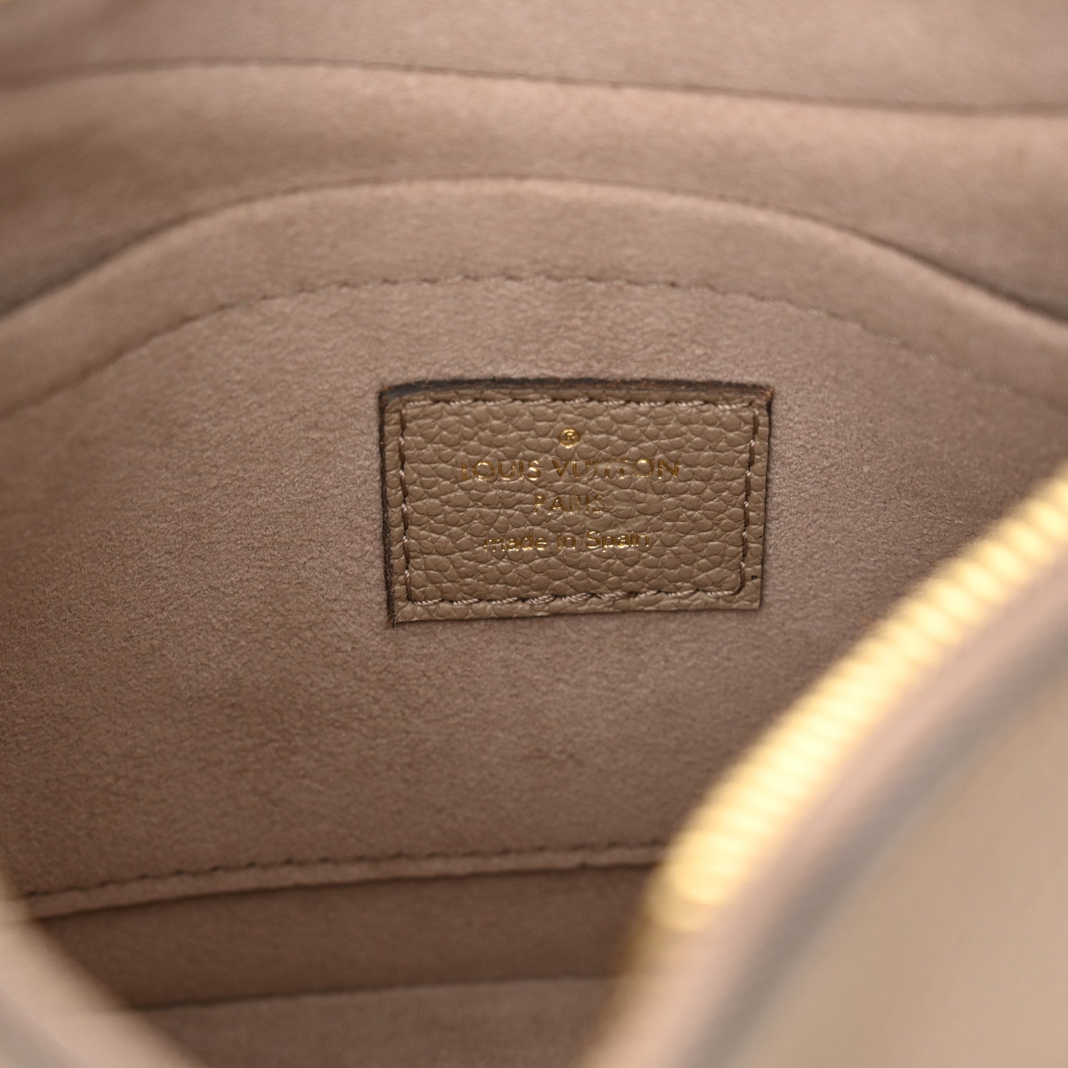 Louis Vuitton Empreinte Monogram Giant Bagatelle NM Tourterelle Creme 6 of 10