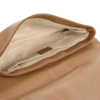 Gucci Python Deerskin Greenwich Clutch Brown 5 of 7