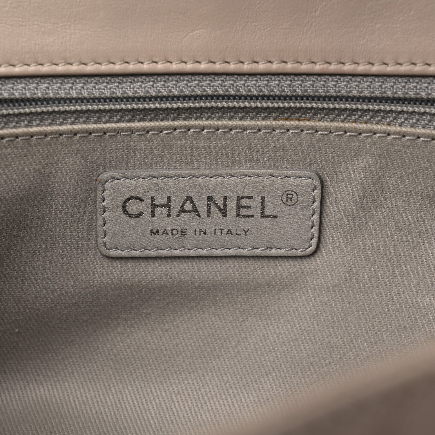 Chanel Calfskin Large Country Chic Flap Ecru Black Burgundy 6 of 20