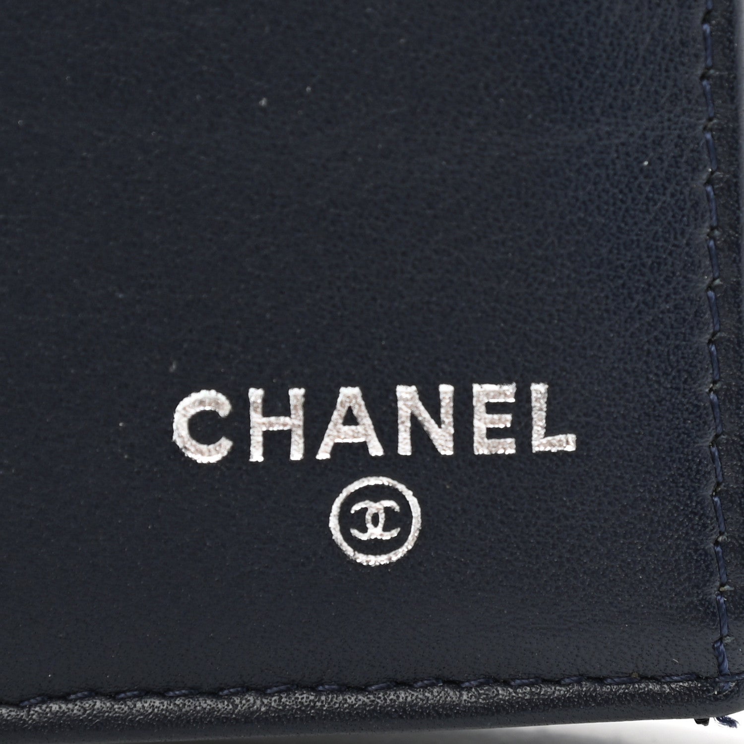 Chanel Caviar Quilted CC Long Double Wallet Navy 6 of 12