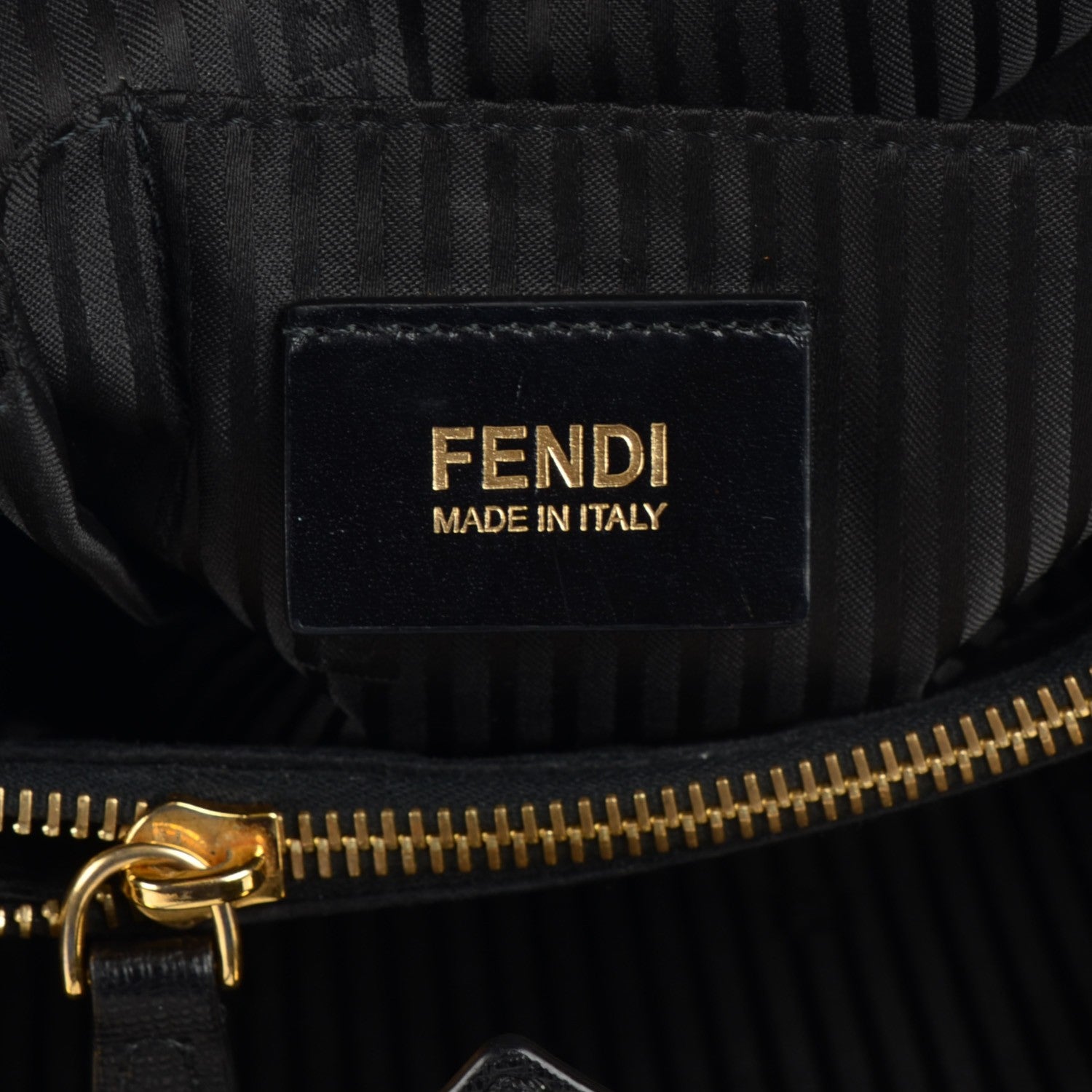 Fendi Vitello Elite Medium 2Jours Tote Black 6 of 9