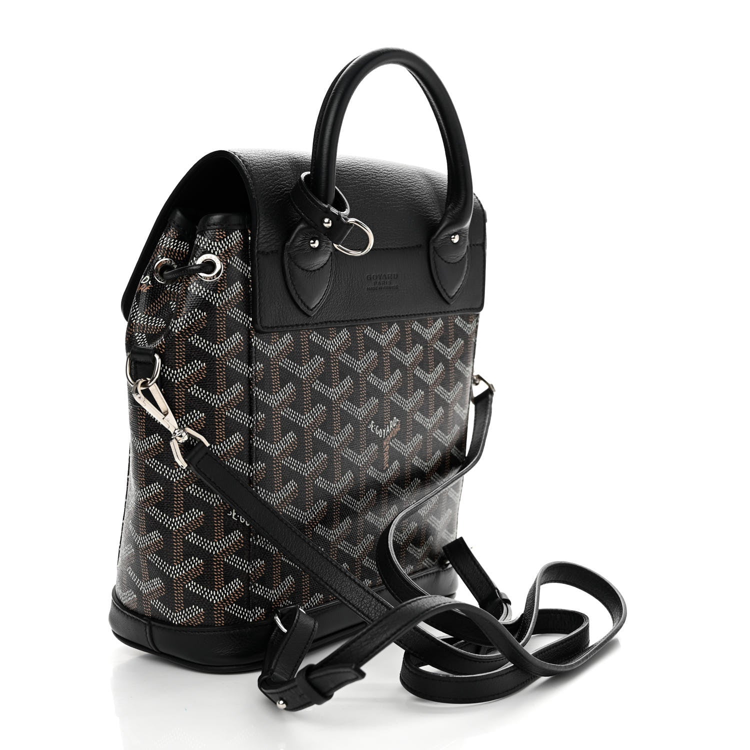 Goyard Goyardine Calfskin Mini Alpin Backpack Black 3 of 9