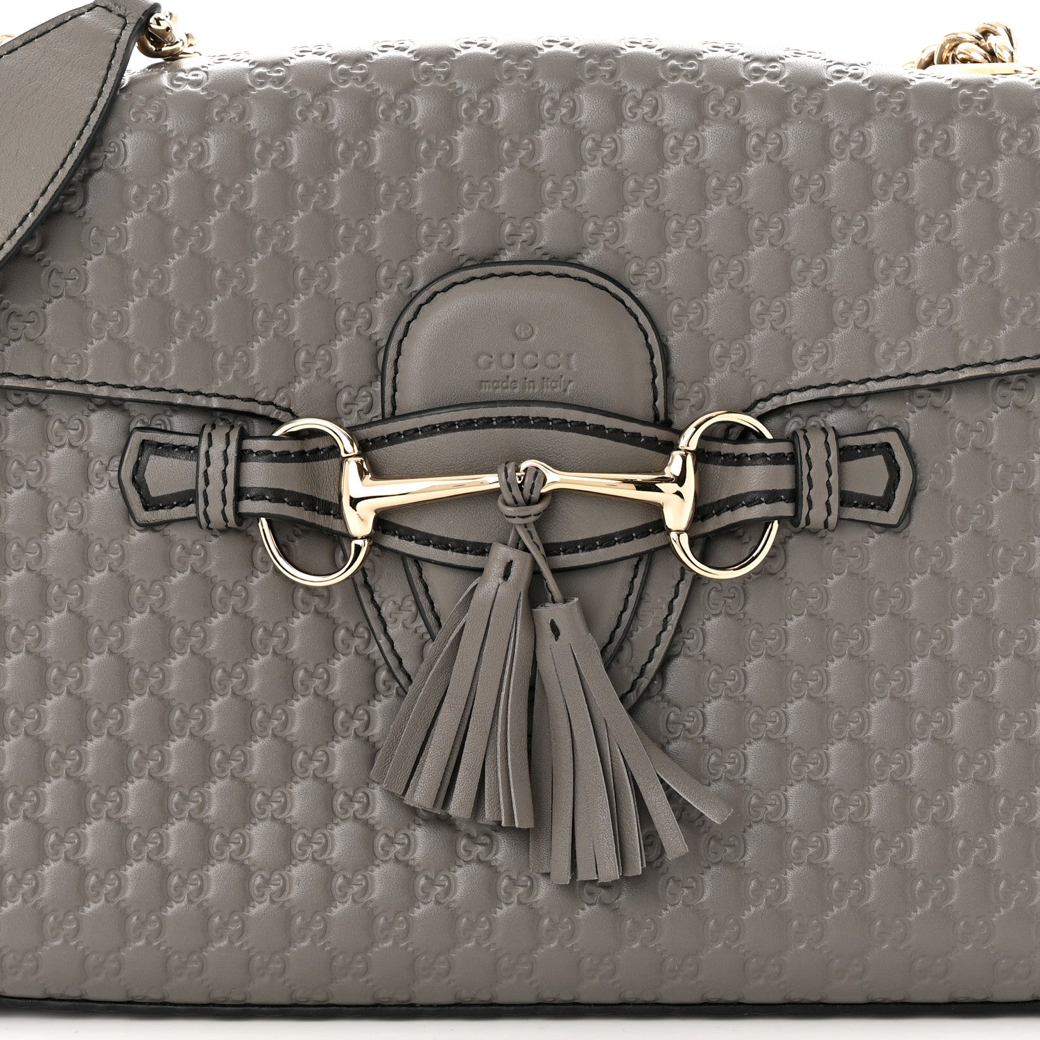 Gucci Soft Microguccissima Medium Emily Chain Shoulder Bag Loess 8 of 10