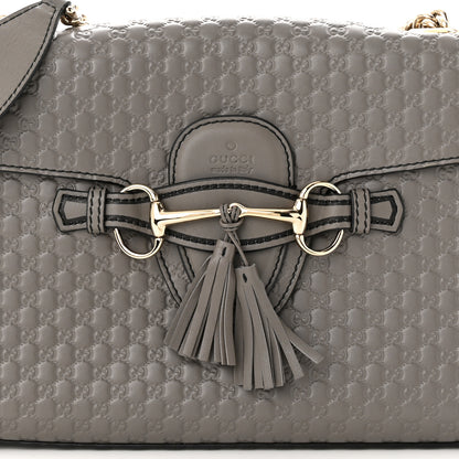 Gucci Soft Microguccissima Medium Emily Chain Shoulder Bag Loess 8 of 10