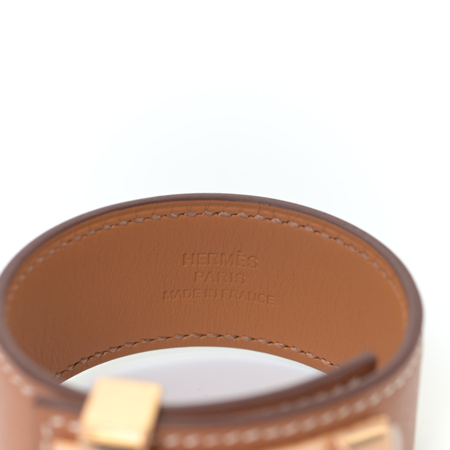 Hermes Epsom Collier de Chien CDC 24 Bracelet T2 Gold 5 of 6