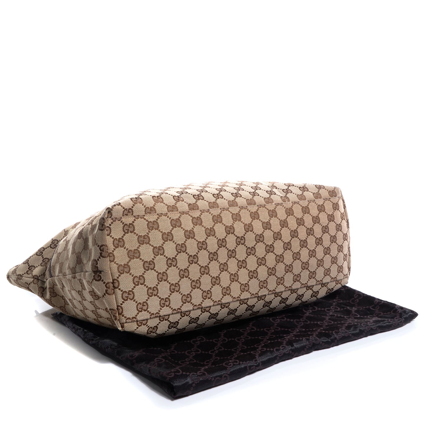 Monogram Web Large Diaper Tote Brown