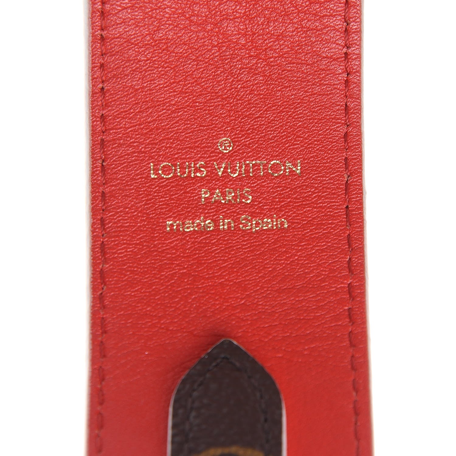 Louis Vuitton Monogram Bandouliere Shoulder Strap Red 4 of 7