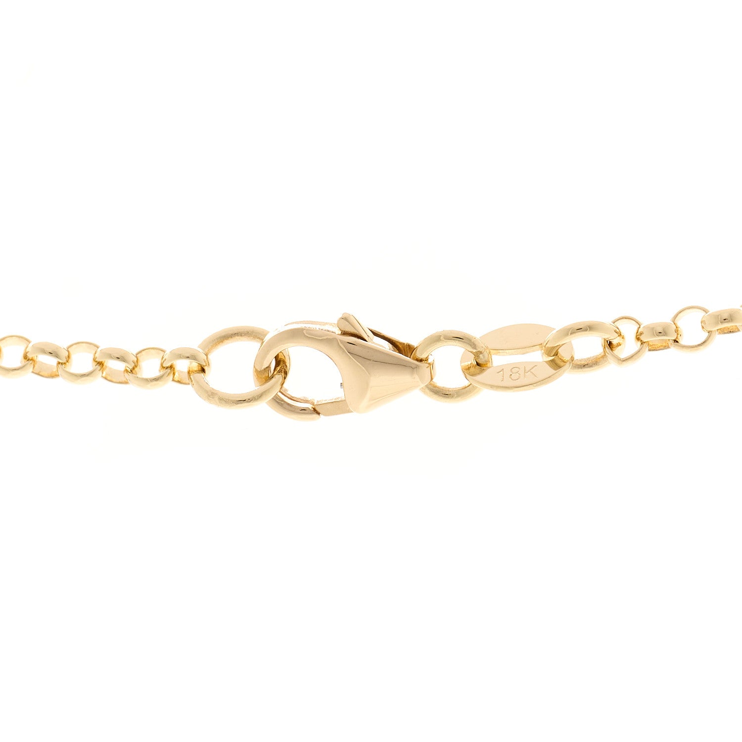 Foundrae 18K Yellow Gold Small Belcher Chain Mini Chubby Annex Link Necklace 4 of 4