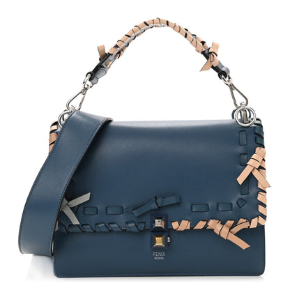 Fendi Vitello Liberty Whipstitch Bow Small Kan I Shoulder Bag Balena Multicolor 1 of 8