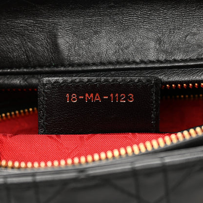 Christian Dior Lambskin Cannage Large Lady Dior Black 7 of 19