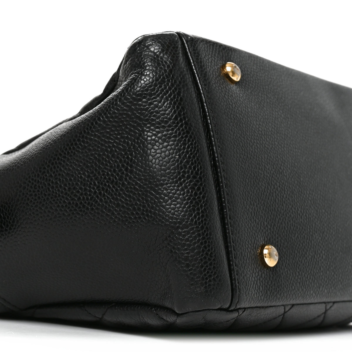 Caviar Quilted Petit Timeless Tote PTT Black