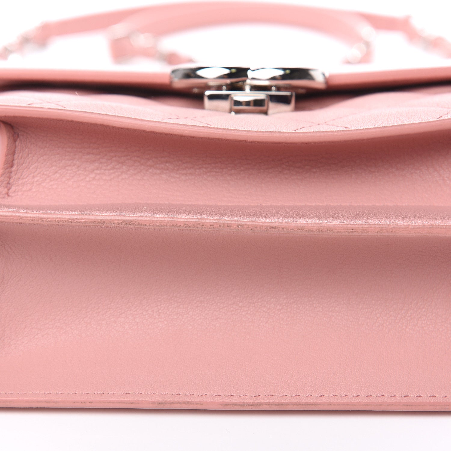 Chanel Lambskin Quilted CC Box Flap Light Pink 9 of 13