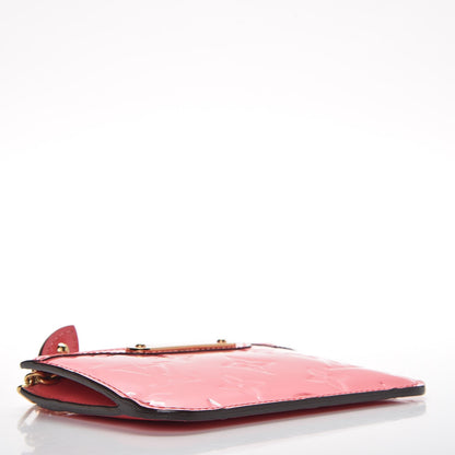 Louis Vuitton Vernis Key Pouch Rose Litchi 4 of 8
