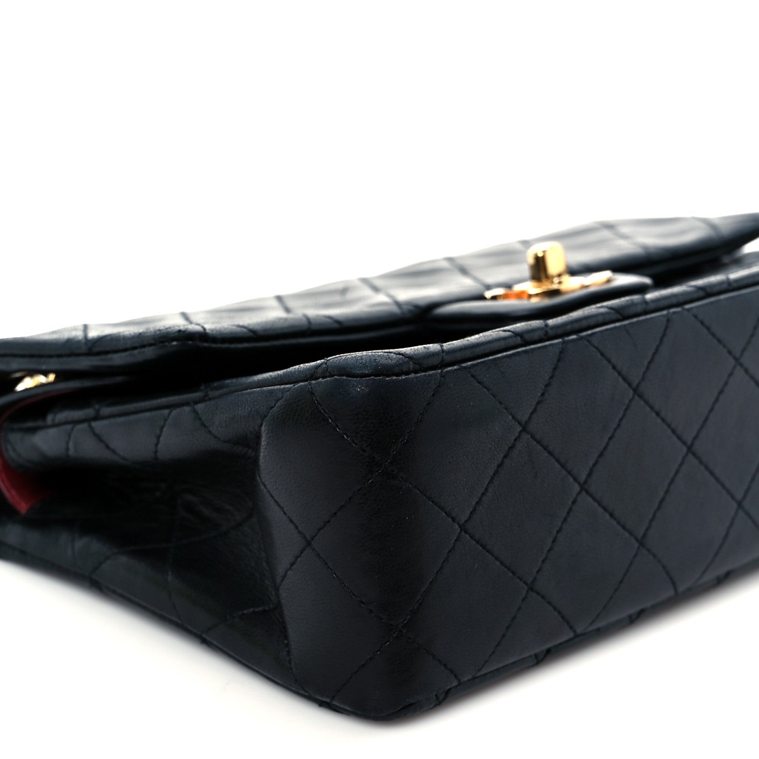 Chanel Lambskin Quilted Small Double Flap Black 20 of 23