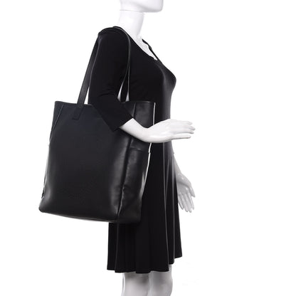 Alexander McQueen Calfskin Perforated Skull Tote Black 2 of 15