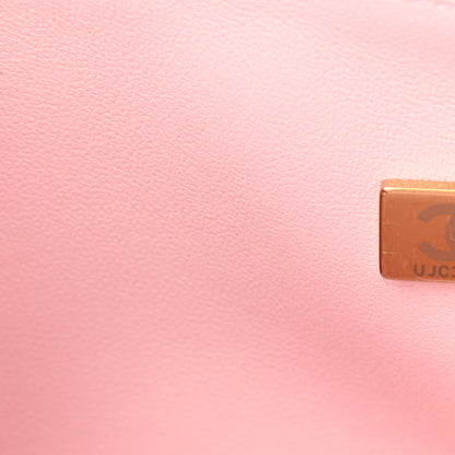 Chanel Caviar Quilted Medium Double Flap Light Pink 7 of 12
