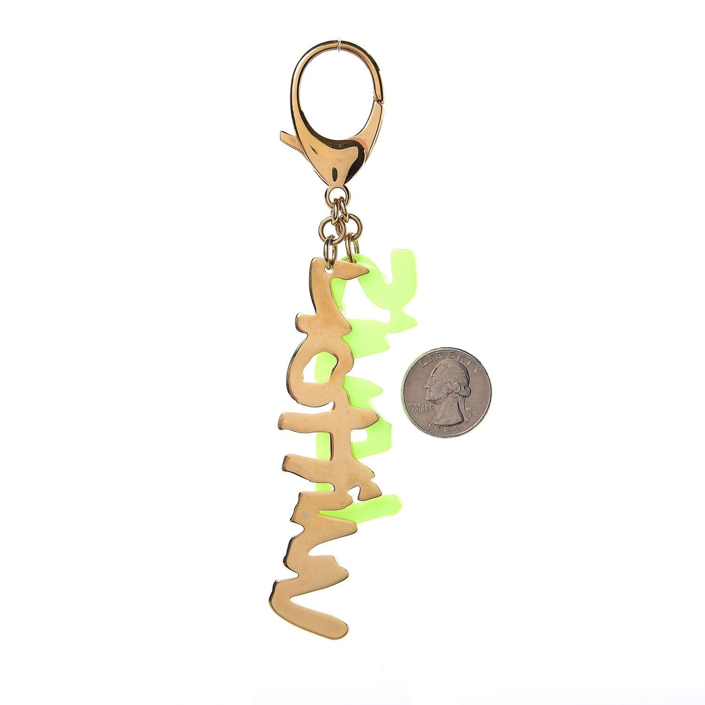 Graffiti Bag Charm Green