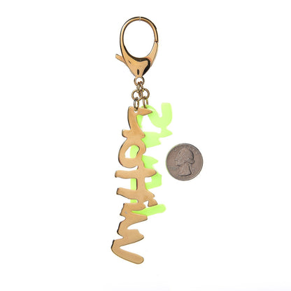Louis Vuitton Graffiti Bag Charm Green 2 of 3