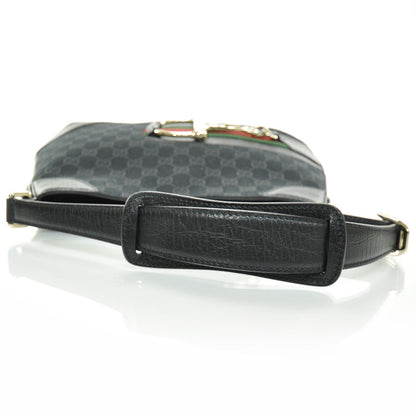 Gucci Monogram Web Hasler Hobo Black 5 of 5