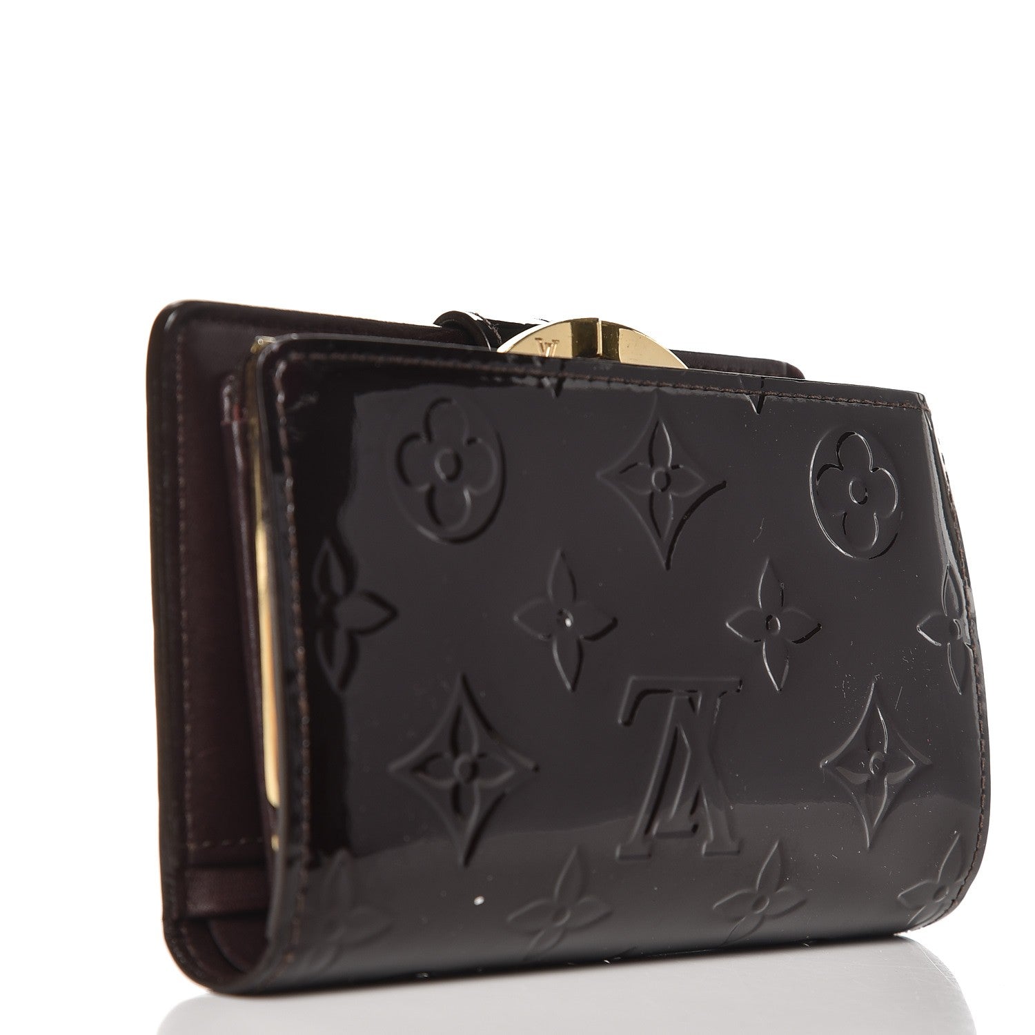 Louis Vuitton Vernis French Purse Wallet Amarante 4 of 8