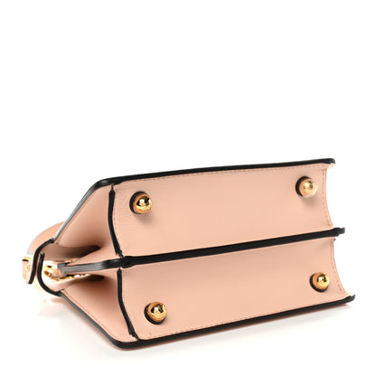Fendi Shiny Nappa Plexiglass Petite Peekaboo I SEE U Satchel Light Rose 4 of 11