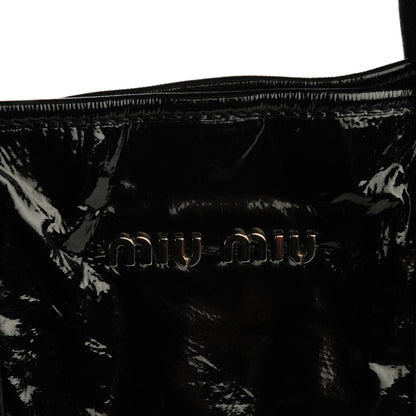 Miu Miu Vinyl Tote Black 5 of 8