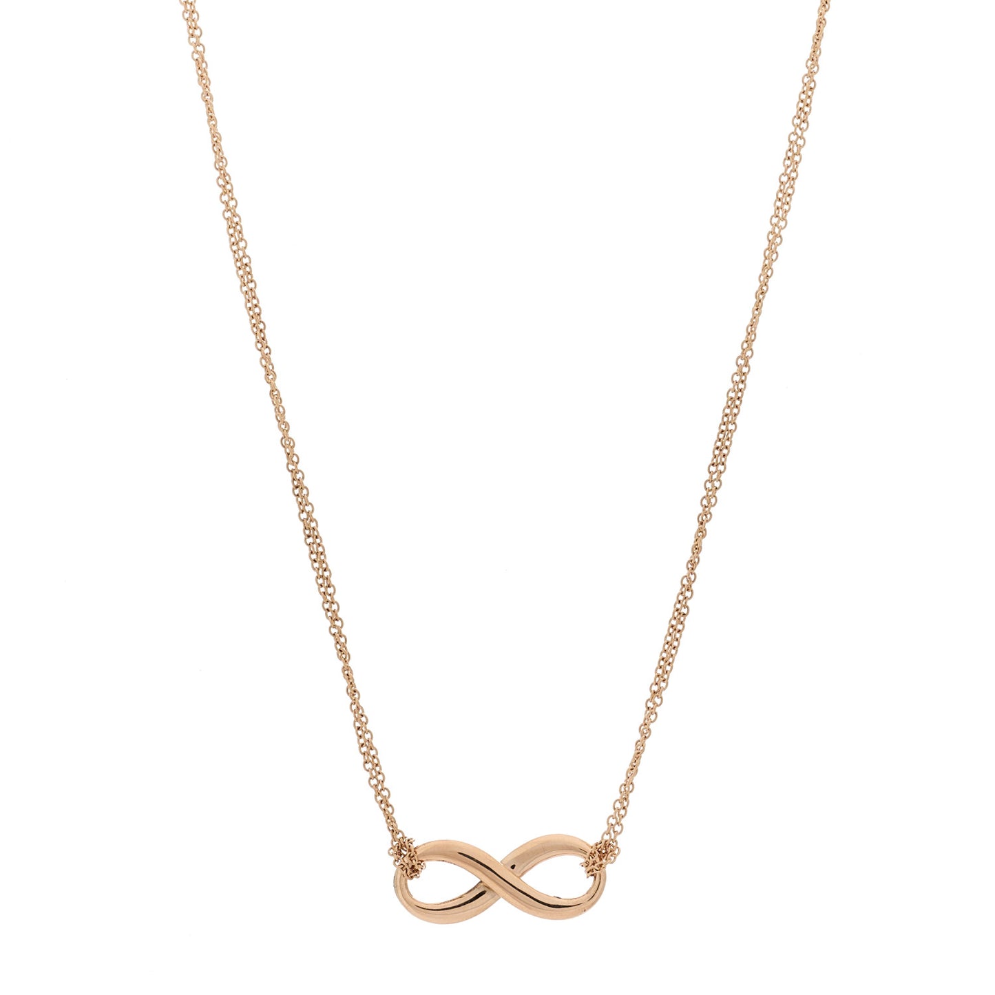 Rubedo Infinity Double Chain Necklace