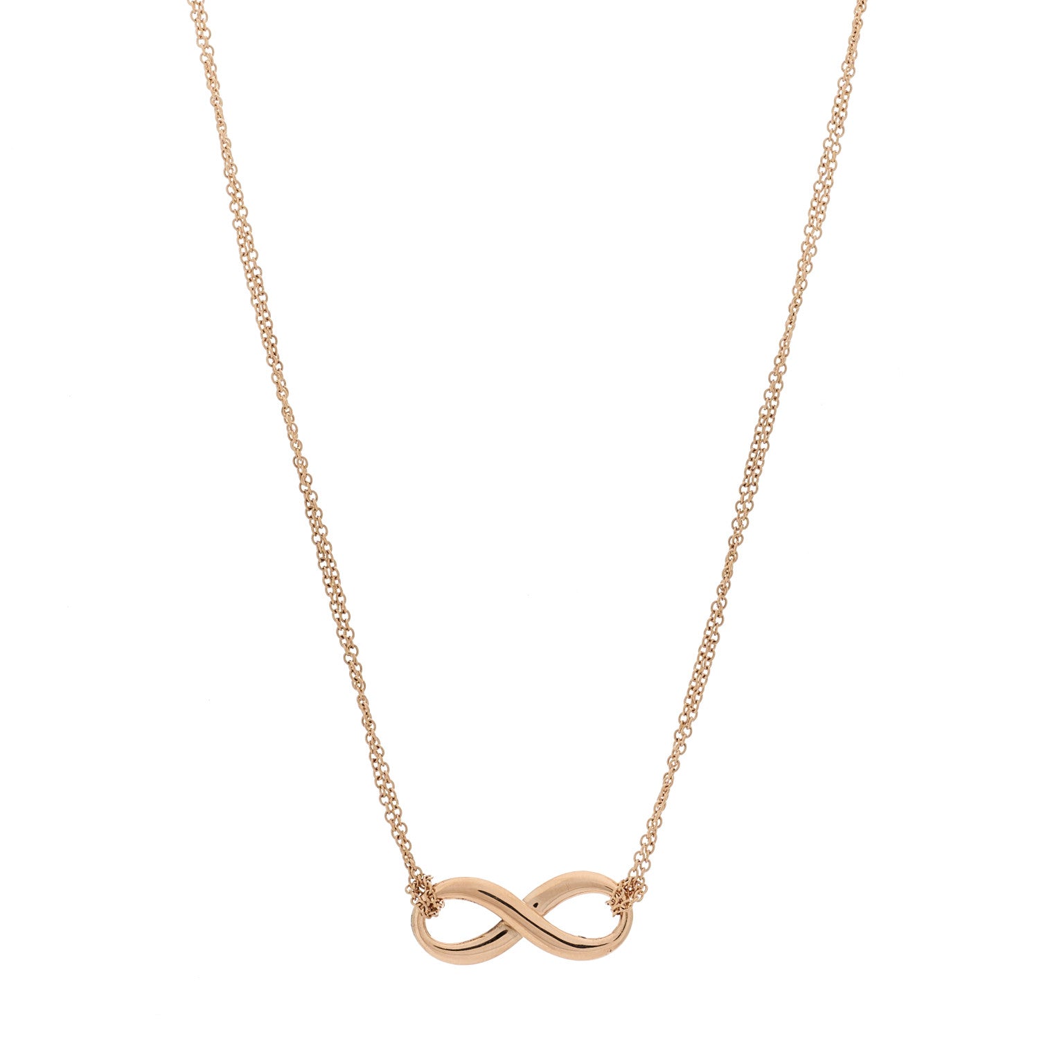 Tiffany Rubedo Infinity Double Chain Necklace 1 of 5
