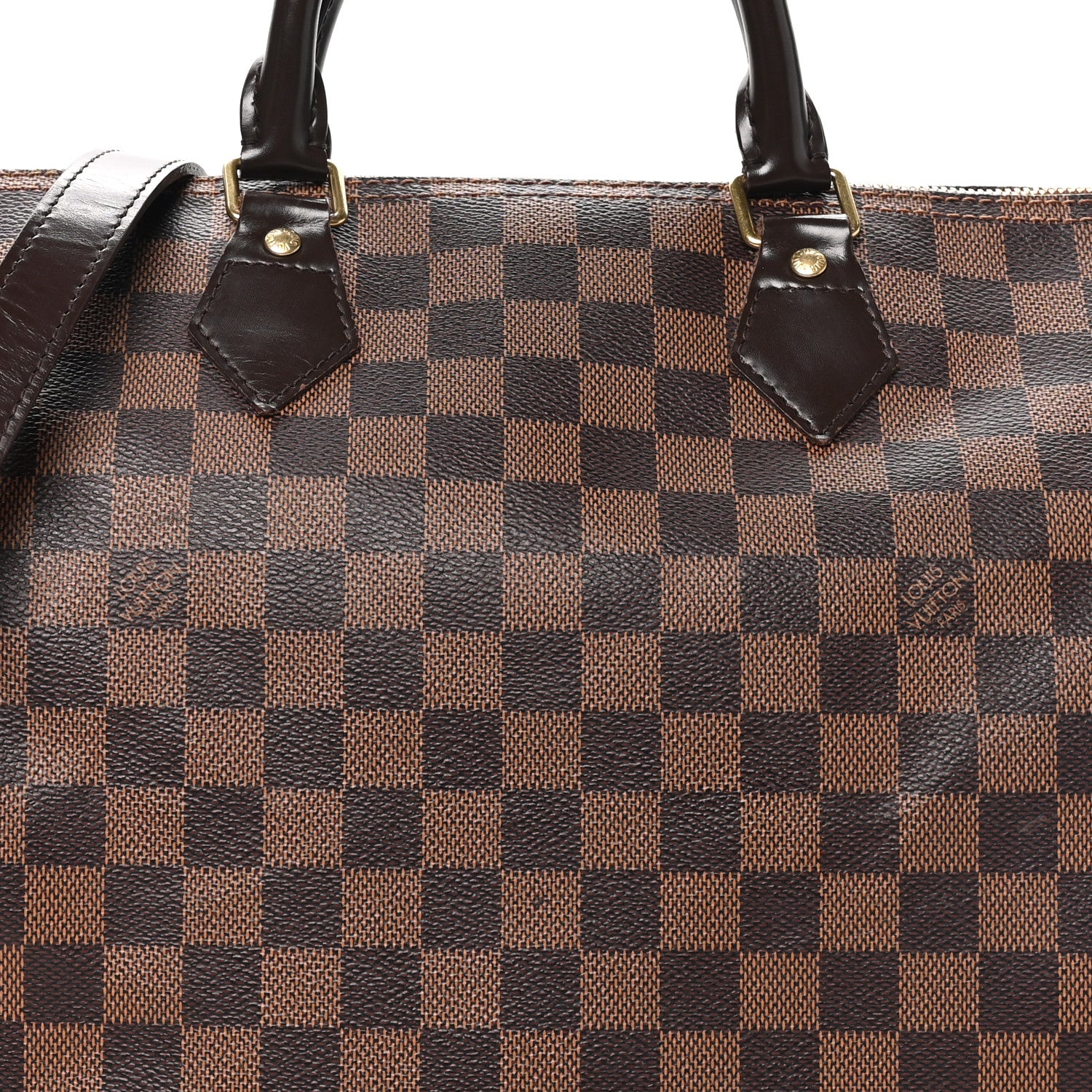 Louis Vuitton Damier Ebene Speedy Bandouliere 35 8 of 10