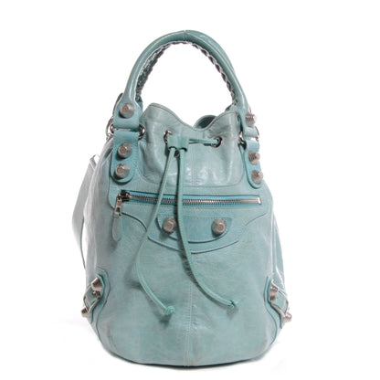 Balenciaga Agneau Giant 21 Silver Hardware Pompon Maldives 1 of 11