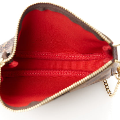 Louis Vuitton Damier Ebene Mini Pochette Accessories 5 of 9